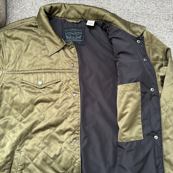 Levi’s Thermore Insulated Button Up Jacket Men’s Sz XL - Picture 8 of 10